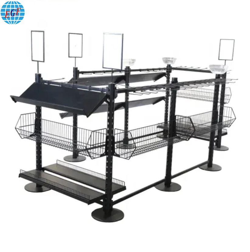 Basket Silig bir Custom Hooks Billboard Queuing System Supermarket Shelf