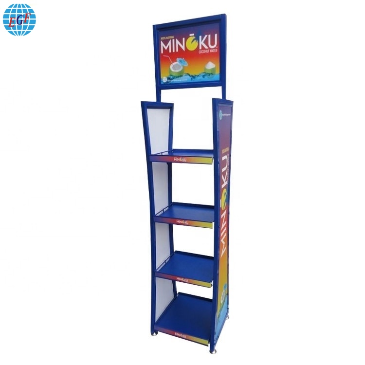 5 Shelves Retail Display Rack Para sa Gallon Water Bottle Display Stand4