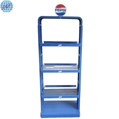 I-Pepsi Custom 2nd Gen 3-Tier Metal Grid Display Rack3