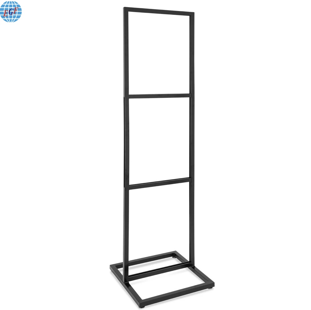 Three Tier Floor Standing Sign Holder 2