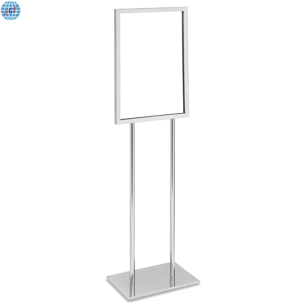 Single Tier Floor Standing Sign Holder